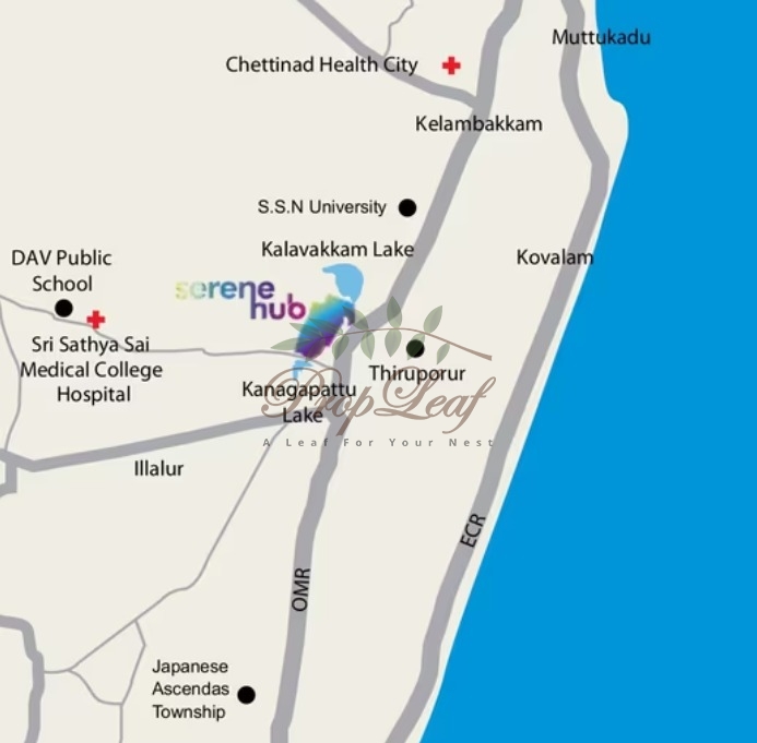 Divyasree Serene Hub Location Map